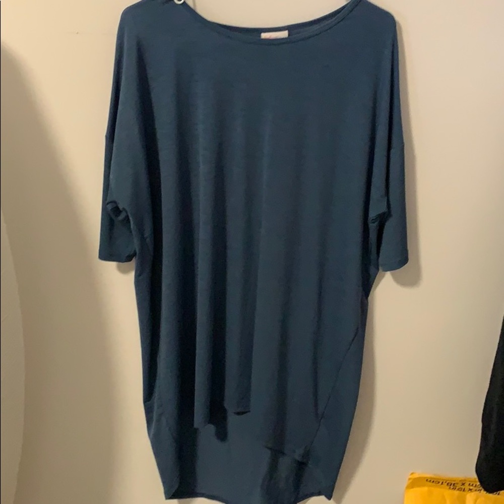 Long T-shirt midi slate blue women’s. Lularoe